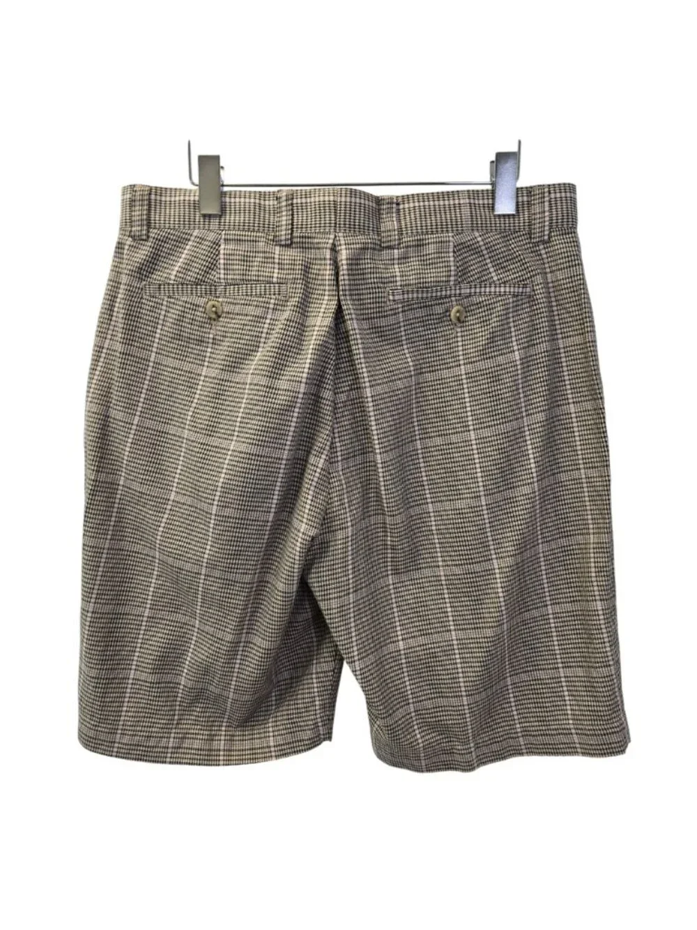 Cutter & Buck Glen Plaid 100% Cotton Shorts Size 34